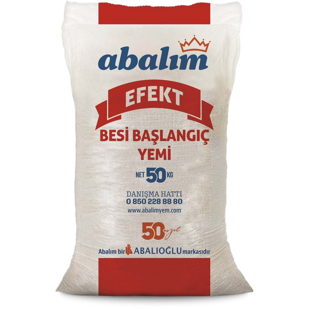 ABALIOĞLU EFEKT BESİ BAŞLANGIÇ YEMİ PELET