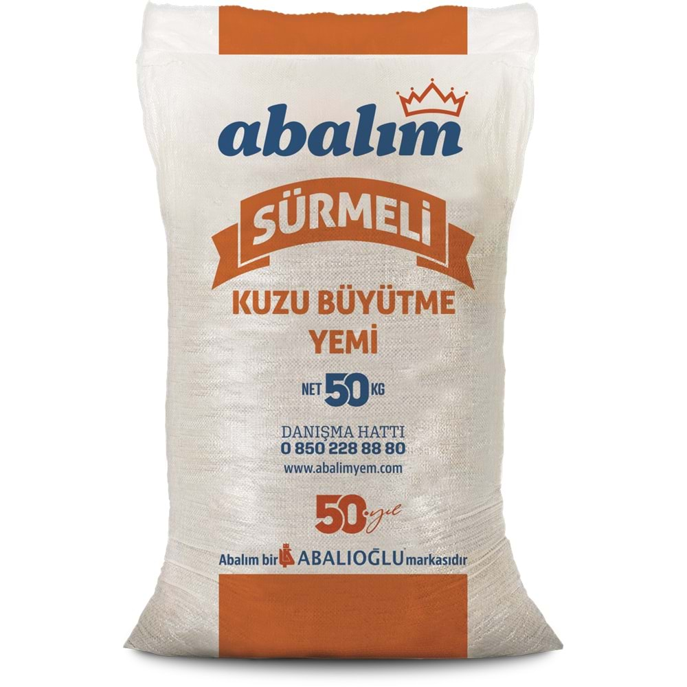 ABALIOĞLU SÜRMELİ KUZU BÜYÜTME YEMİ PELET