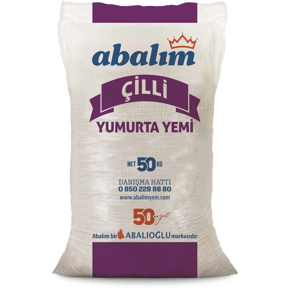 ABALIOĞLU ÇİLLİ YUMURTA YEMİ PELET