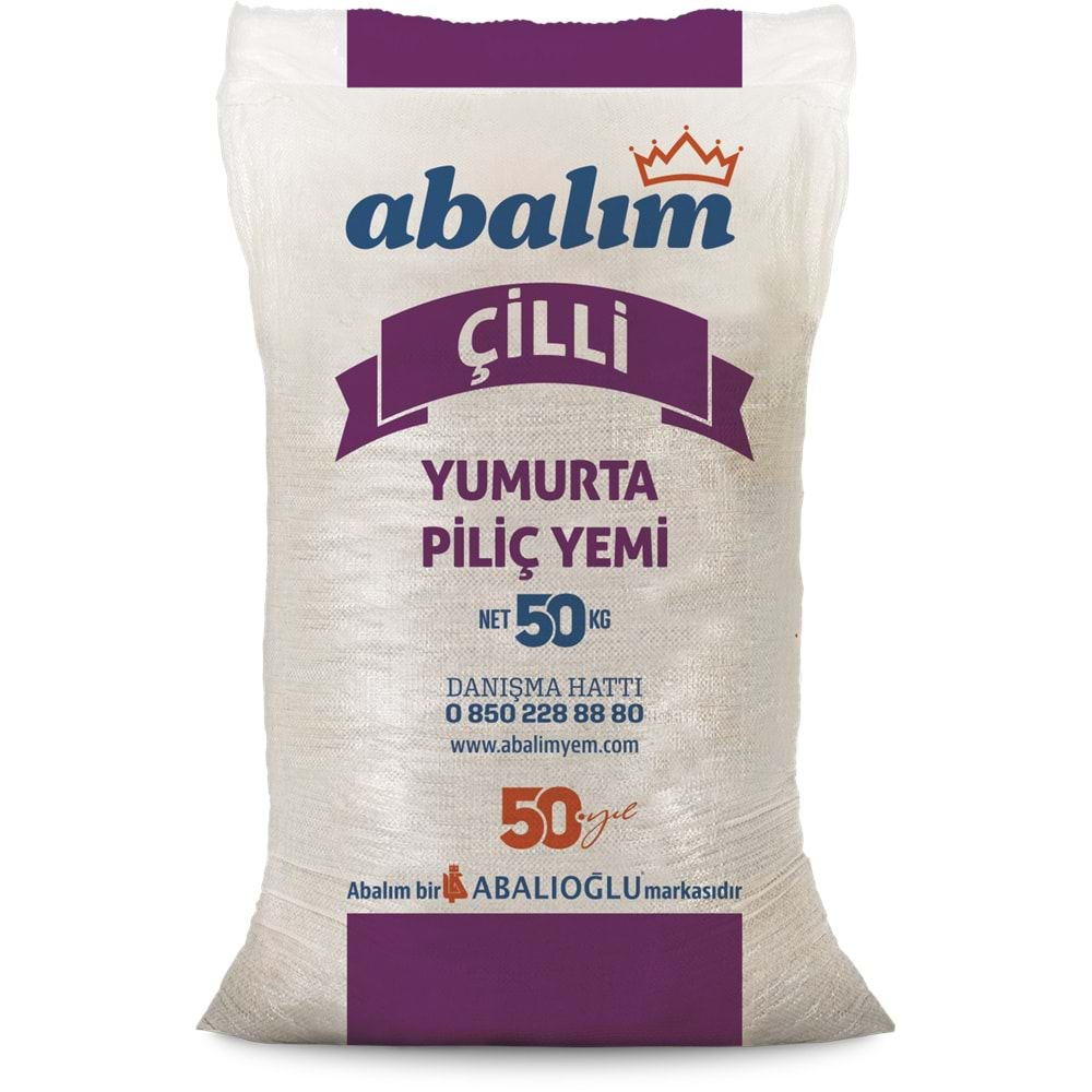 ABALIOĞLU ÇİLLİ YUMURTA PİLİÇ YEMİ GRANÜL