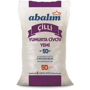 ABALIOĞLU ÇİLLİ YUMURTA CİVCİV YEMİ TOZ