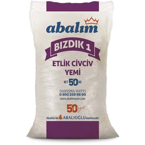 ABALIOĞLU BIZDIK 1 ETLİK CİVCİV YEMİ GRANÜL