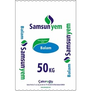 SAMSUN BALAM KUZU BÜYÜTME PELET